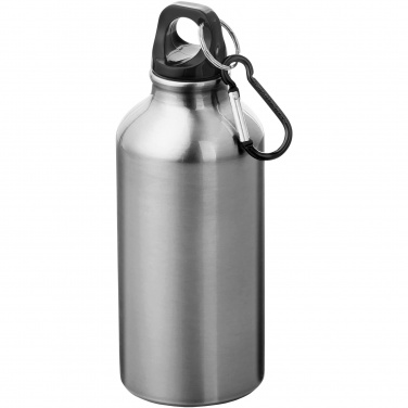 : Oregon 400 ml Aluminium Trinkflasche mit Karabinerhaken