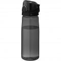 Capri 700 ml Tritan™ Sportflasche, Transparentes Schwarz