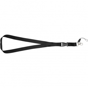 Logotrade Werbeartikel das Foto: Sagan Lanyard mit abnehmbarer Schnalle und Handyband