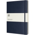 Moleskine Classic Hardcover Notizbuch XL – liniert, Saphirblau