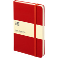 Moleskine Classic Hardcover Notizbuch Taschenformat – liniert, Scharlachrot