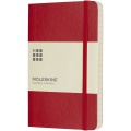 Moleskine Classic Softcover Notizbuch Taschenformat – liniert, Scharlachrot