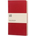 Moleskine Cahier Journal L – blanko, Cranberry-Rot