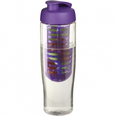 Logotrade Firmengeschenke das Foto: H2O Active® Tempo 700 ml Sportflasche mit Klappdeckel und Infusor