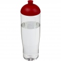 H2O Active® Tempo 700 ml Sportflasche mit Stülpdeckel, Transparent / Rot