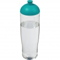 H2O Active® Tempo 700 ml Sportflasche mit Stülpdeckel, Transparent / Aquablau