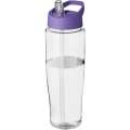 H2O Active® Tempo 700 ml Sportflasche mit Ausgussdeckel, Transparent / Lila