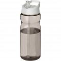 H2O Active® Base 650 ml Sportflasche mit Ausgussdeckel, Anthrazit / Weiß