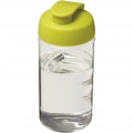 H2O Active® Bop 500 ml Sportflasche mit Klappdeckel, Transparent / Limettengrün