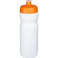 Baseline® Plus 650 ml Sportflasche, Weiß / Orange