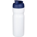 Baseline® Plus 650 ml Sportflasche mit Klappdeckel, Weiß / Blau