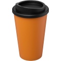 Americano® recycelter isolierter 350 ml Becher, Orange / Tiefschwarz