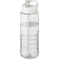 H2O Active® Treble 750 ml Sportflasche mit Ausgussdeckel, Transparent / Weiß