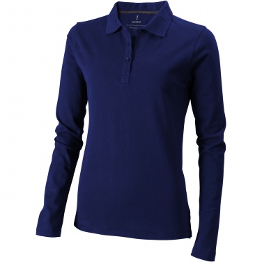 Logotrade werbemittel das Foto: Oakville Langarm Poloshirt für Damen