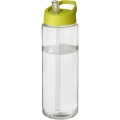 H2O Active® Vibe 850 ml Sportflasche mit Ausgussdeckel, Transparent / Limettengrün