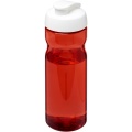 H2O Active® Eco Base 650 ml Sportflasche mit Klappdeckel, Rot / Weiß