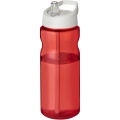 H2O Active® Eco Base 650 ml Sportflasche mit Ausgussdeckel, Rot / Weiß