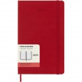 Moleskine Hardcover 12 Monate Tageskalender, Scharlachrot