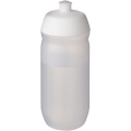 HydroFlex™ Clear 500 ml Squeezy Sportflasche, Weiß / Klar gefrostet