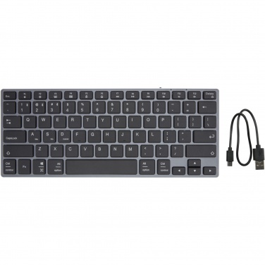 Logotrade Logogeschenke das Foto: Hybrid Bluetooth Tastatur – QWERTY