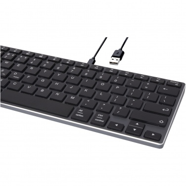 Logotrade Werbeartikel das Foto: Hybrid Bluetooth Tastatur – QWERTY