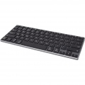 Hybrid Bluetooth Tastatur – QWERTY, Durchgehend schwarz