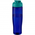 H2O Active® Eco Tempo 700 ml Sportflasche mit Klappdeckel, Aqua / Blau