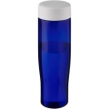 H2O Active® Eco Tempo 700 ml Wasserflasche mit Drehdeckel, Weiß / Blau