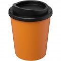 Americano® Espresso 250 ml recycelter Isolierbecher, Orange / Tiefschwarz