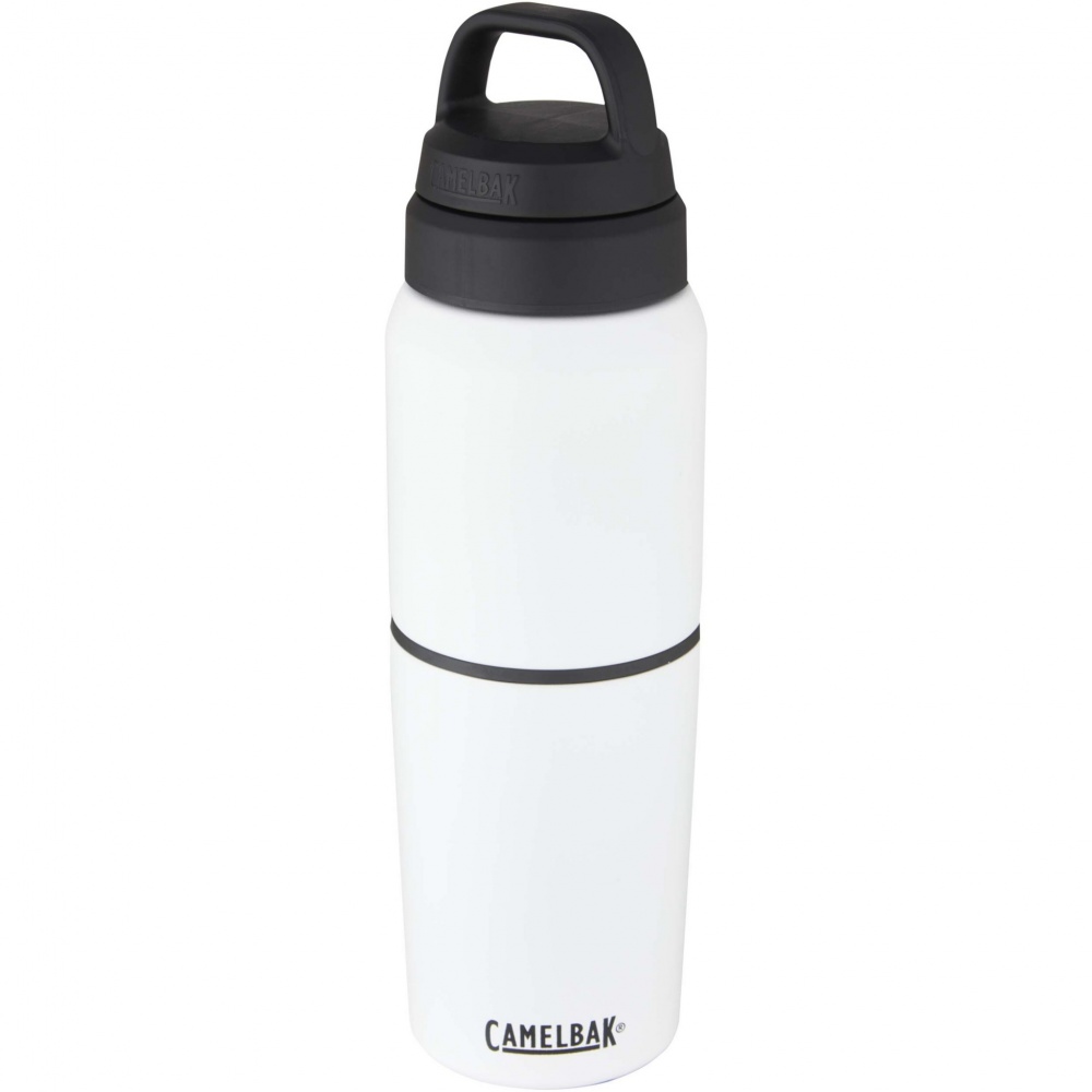 Logotrade Werbegeschenke das Foto: CamelBak®  500 ml vakuumisolierte Edelstahlflasche und 350 ml Becher