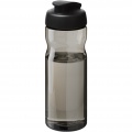 H2O Active® Eco Base 650 ml Sportflasche mit Klappdeckel, Tiefschwarz / Anthrazit