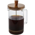 Ivorie 600 ml Kaffeebereiter, Transparent / Holz