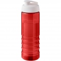 H2O Active® Eco Treble 750 ml Sportflasche mit Stülpdeckel, Rot / Weiß