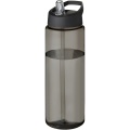 H2O Active® Eco Vibe 850 ml Sportflasche mit Ausgussdeckel , Anthrazit / Tiefschwarz