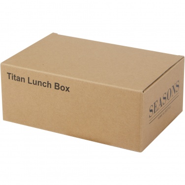 Logotrade Werbegeschenke das Foto: Titan Lunchbox aus recyceltem Edelstahl