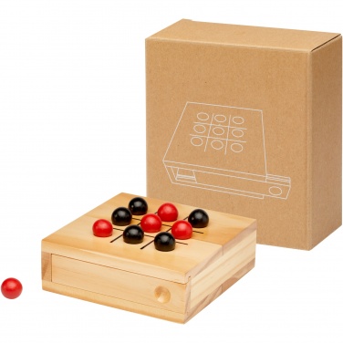 Logotrade Werbegeschenke das Foto: Strobus Tic-Tac-Toe Spiel aus Holz