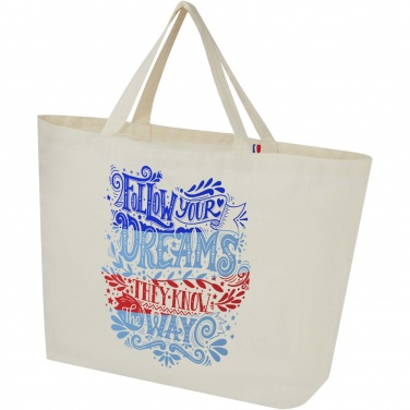 Logotrade Firmengeschenke das Foto: Cannes 200 g/m² Shopper Tragetasche aus recyceltem Material 10L