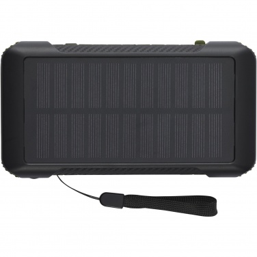 Logotrade werbemittel das Foto: Soldy 10.000 mAh Solardynamo-Powerbank aus recyceltem GRS Kunststoff 