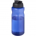 H2O Active® Eco Big Base 1L Sportflasche mit Klappdeckel , Blau / Tiefschwarz