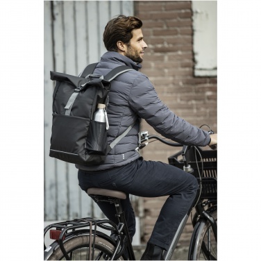 : Aqua 15" wasserabweisende Fahrradtasche aus GRS Recyclingmaterial 20 L