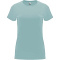 Capri T-Shirt für Damen, Verwaschenes Blau