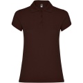 Star Poloshirt für Damen, Schokolade