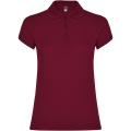 Star Poloshirt für Damen, Granat