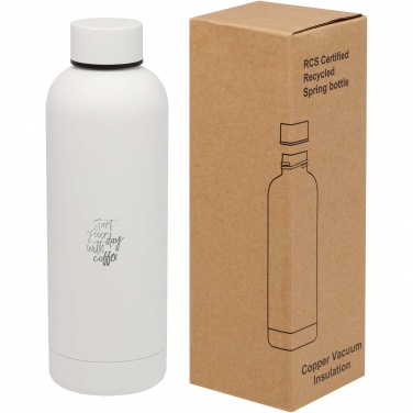 : Spring 500 ml RCS-zertifizierte Kupfer-Vakuum Isolierflasche aus recyceltem Edelstahl