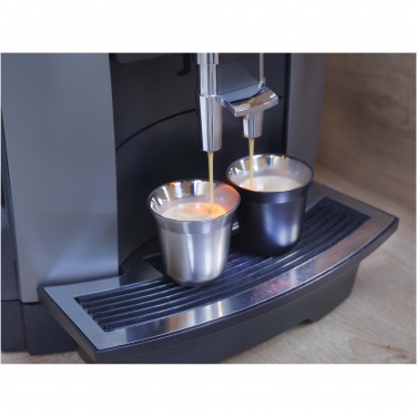 Logotrade Werbeartikel das Foto: Duo 80 ml RCS-zertifiziertes Espressotassen Set aus Edelstahl 