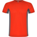 Shanghai Sport T-Shirt für Herren, Rot / Dunkelblei