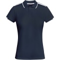 Tamil Sport Poloshirt für Damen, Marineblau / Weiß