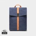 VINGA Bosler Rucksack aus GRS recyceltem Canvas, Marine