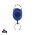 Roller-Clip-Schlüsselanhänger aus RCS recyceltem ABS, Blau