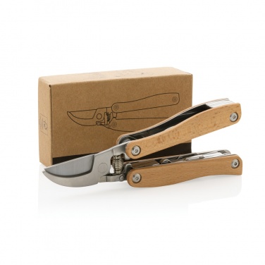 Logotrade Firmengeschenke das Foto: Garten-Multitool aus Holz